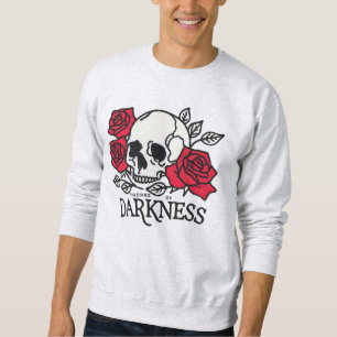 Sweatshirt Crâne et Rose