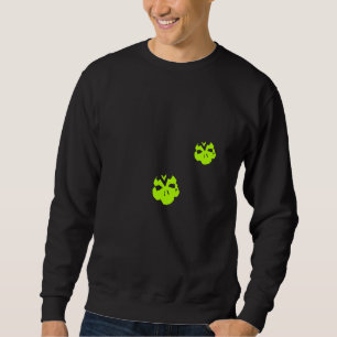 Sweatshirt Crâne vert déplaisant aliens crânes fantômes Hallo
