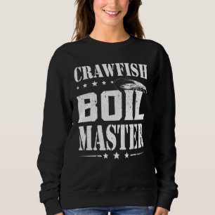 Sweatshirt Crawfish Boire Master Cajun Bayou Crayfish Party F