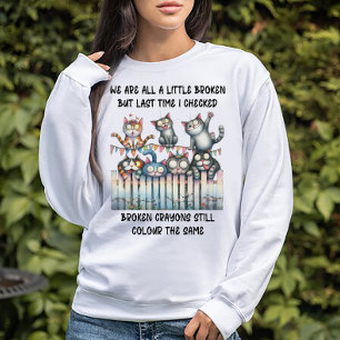 Sweatshirt Crayons cassés