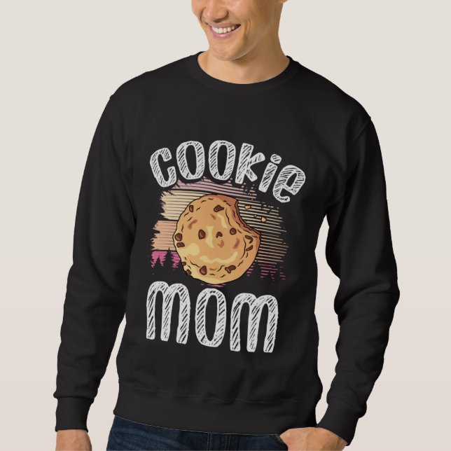 Sweatshirt Crazy Mom Baking Mama Baker Chef Dessert Mothers D (Devant)