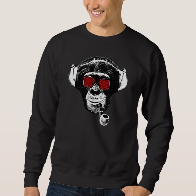 Sweatshirt crazy monkeey (Devant)