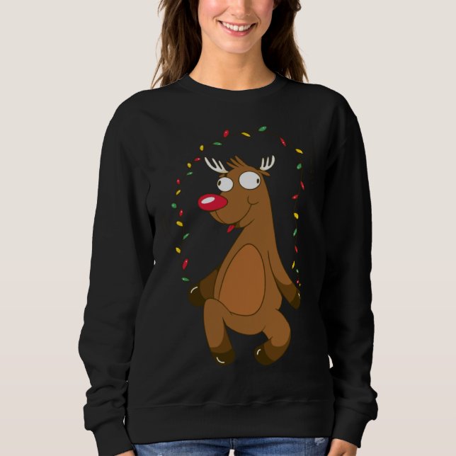 Sweatshirt Crazy Reindeer (Devant)