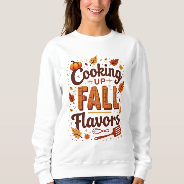 Sweatshirt Création de saveurs automnales Cuisine d'automne D (Devant)
