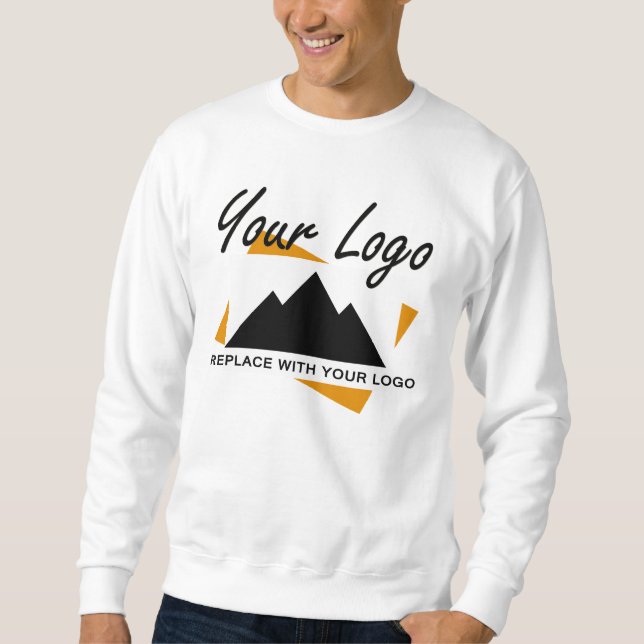 Sweatshirt Création d'entreprise personnalisée Ajouter un log (Devant)