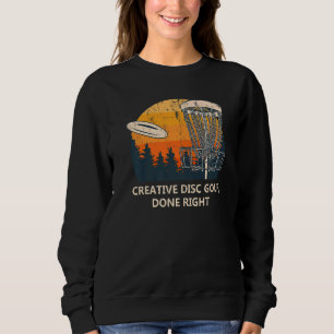 Sweatshirt Creative Disk Golf Fait Motivational Quote Golfer
