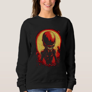 Sweatshirt Créature extraterrestre alien par Haunted Horror