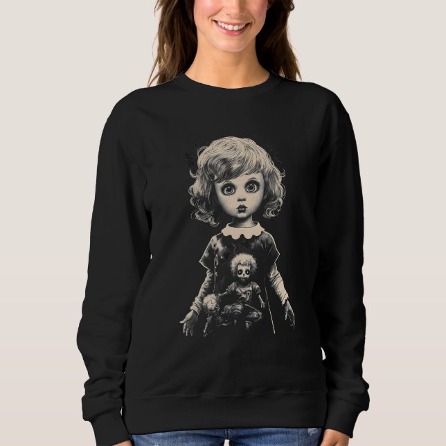 Sweatshirt Creepy Doll by Haunted Horror Halloween (Devant)