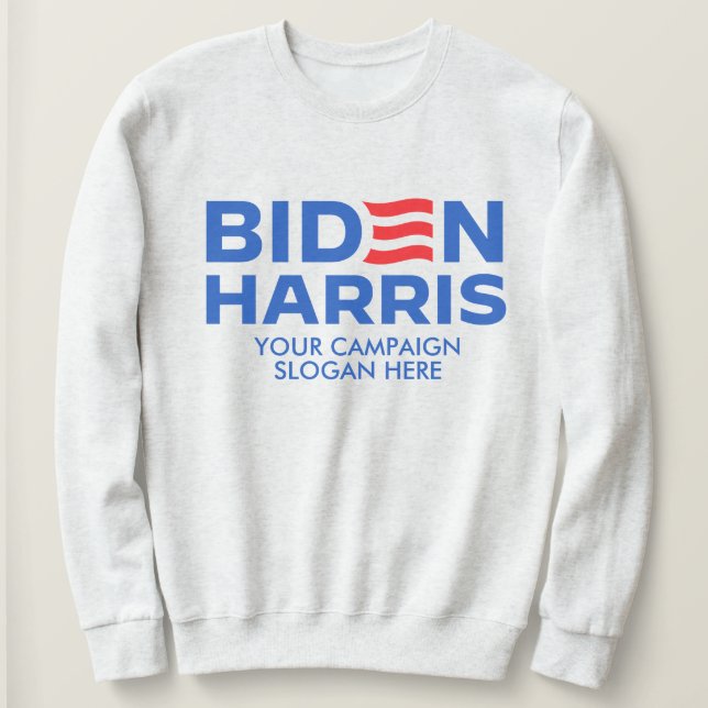 Sweatshirt Créez votre propre Biden Harris 2024 (Design devant)
