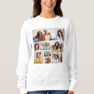 Sweatshirt Créez votre propre collage de 10 photos