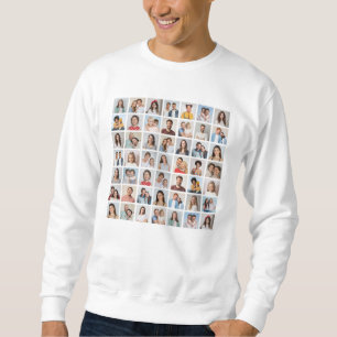 Sweatshirt Créez votre propre collage de 49 photos