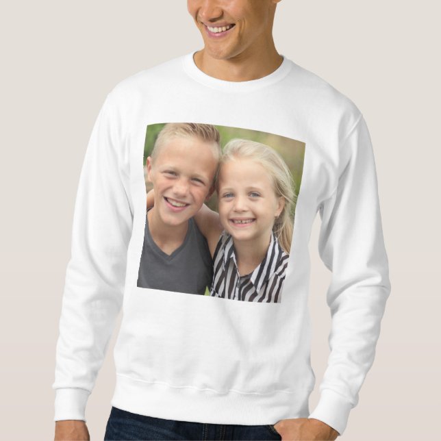 Sweatshirt Créez votre propre photo (Devant)