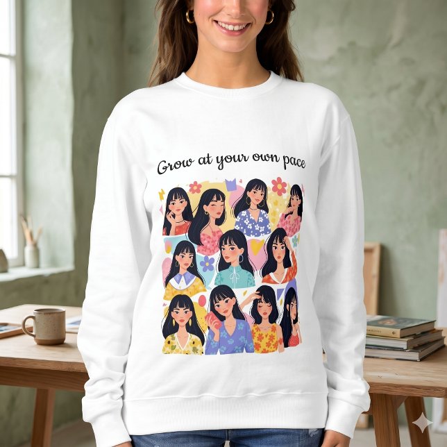 Sweatshirt Crescendo à ton propre rythme Sweat-shirt à l'effi (Créateur téléchargé)