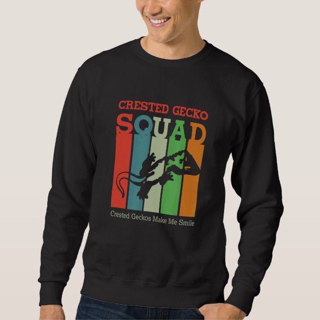Sweatshirt Crested Geckos Dit Reptiles Lizard (Devant)