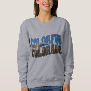 Sweatshirt Crête de brochets à l'intérieur du Colorado col