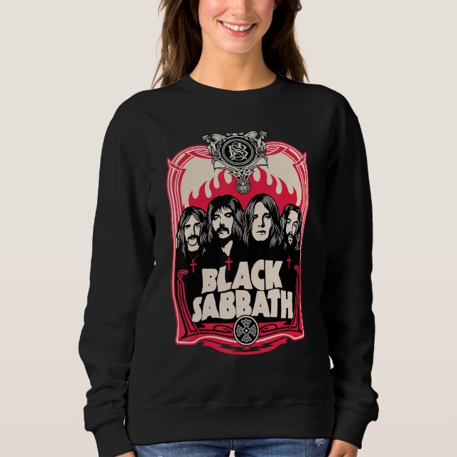 Sweatshirt Crête du groupe Black Sabbath (Devant)