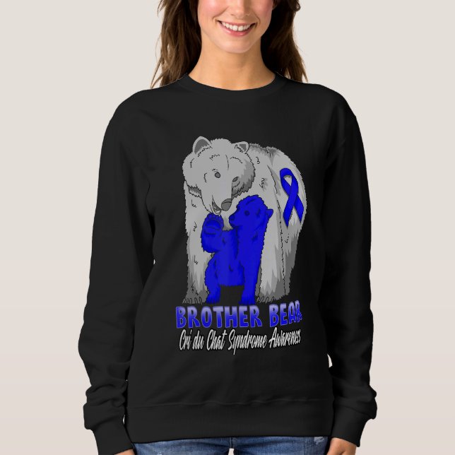 Sweatshirt Cri Du Syndrome Conversation Sensibilisation Frère (Devant)