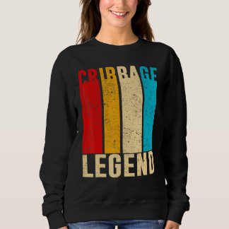 Sweatshirt Cribbage Legend Joueur Quinze Deux Quinze Quatre R