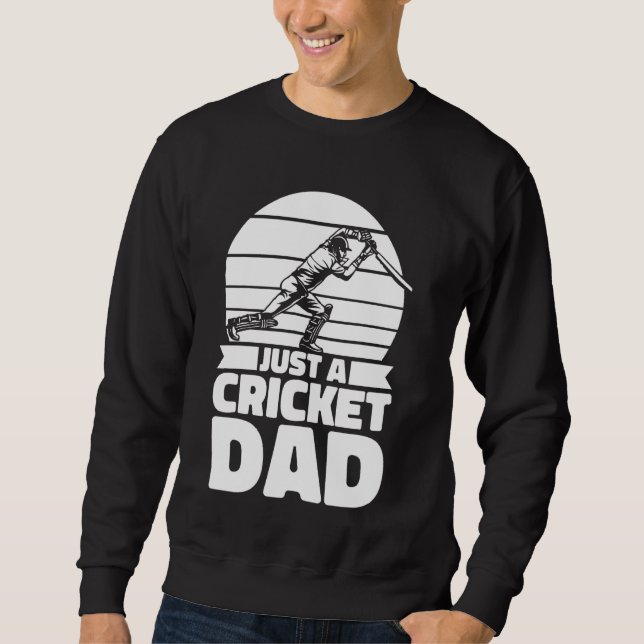 Sweatshirt Cricket père Cricketer Bowler - Juge-arbitre juste (Devant)