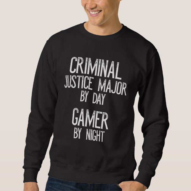 Sweatshirt Criminal Justice Degree Graduate Graduation (Devant)