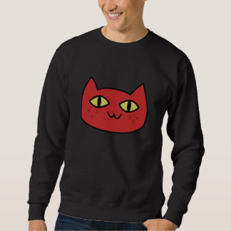 Sweatshirt Crimson Cat Pop Art