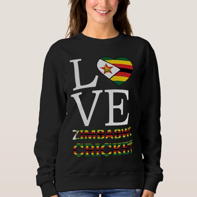 Sweatshirt Criquets du Zimbabwe pour hommes (Devant)