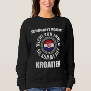 Sweatshirt Croatie Croates patriotiques Zagreb Balkan Hrvatsk