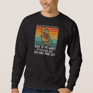 Sweatshirt Crochet de Crochet pour femmes Parlez-moi Je compt