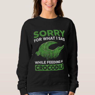 Sweatshirt Crocodile d'alligator pour alligators Crocodile