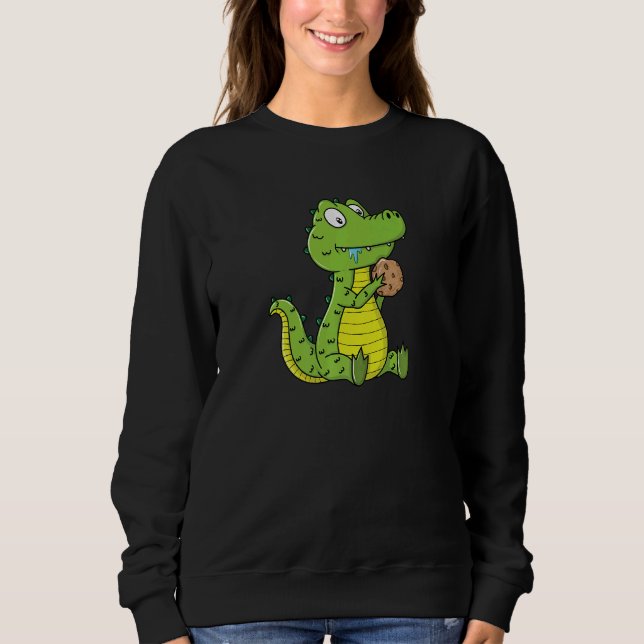 Sweatshirt Crocodile de Cookie (Devant)