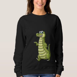 Sweatshirt Crocodile Drôle Femme Pour Hommes Femmes Enfants A