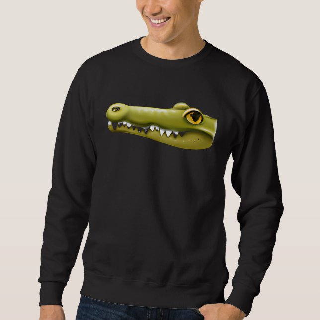 Sweatshirt Crocodile Head (Devant)
