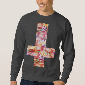 Sweatshirt croisé d'hamburger