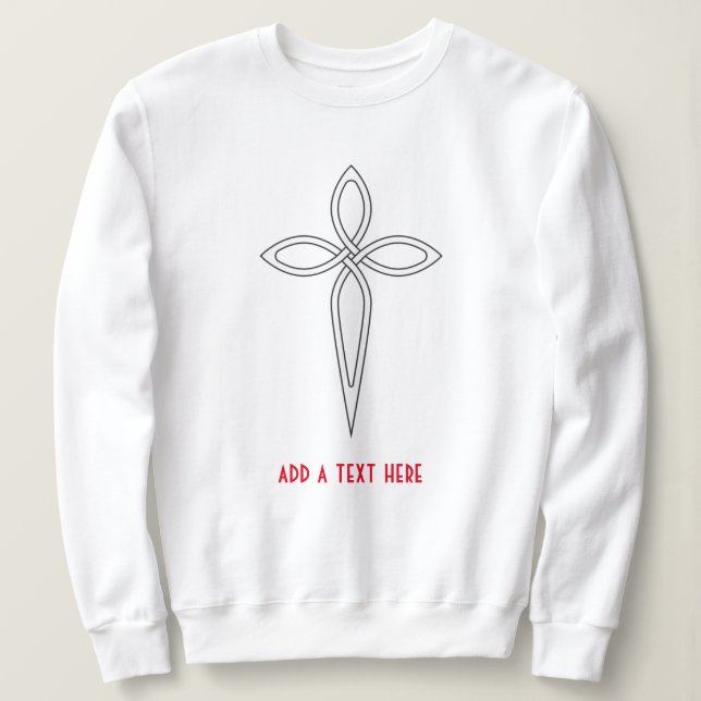 Sweatshirt croisé Jésus-Christ (Design devant)