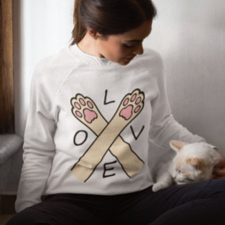 Sweatshirt Croisement des pattes cardiaques