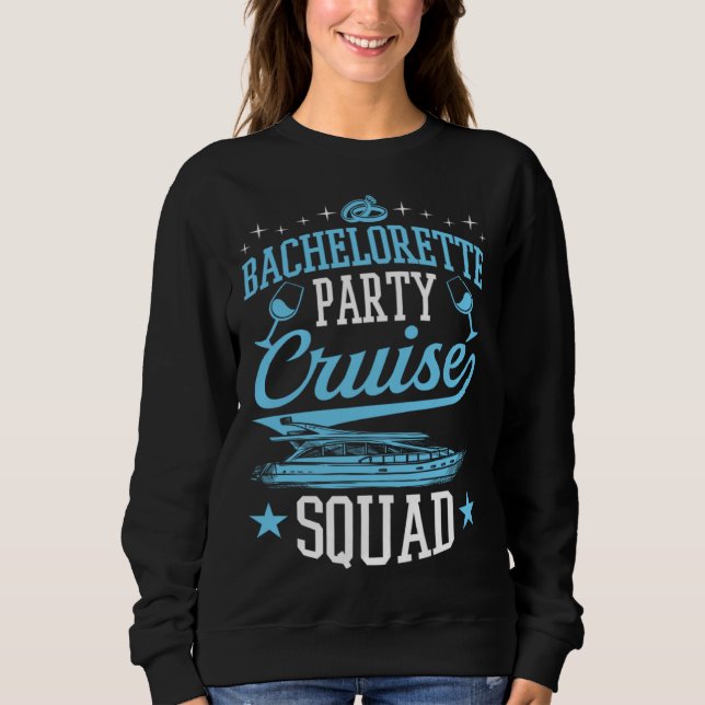 Sweatshirt Croisière de fête de fiançailles de l'équipe de cr (Devant)