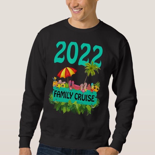 Sweatshirt Croisière en famille 2022 (Devant)