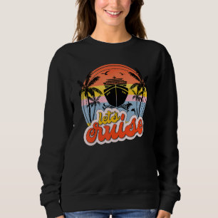 Sweatshirt Croisière Famille Couples Ancre Bateau V