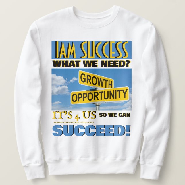 SWEATSHIRT CROISSANCE ET OPPORTUNITÉ (Design devant)