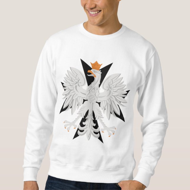 Sweatshirt Croix maltaise polonaise d'Eagle (Devant)