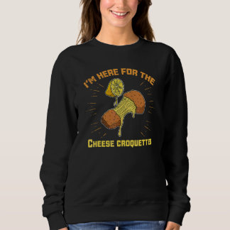 Sweatshirt Croquettes au fromage Croquettes Restauration rapi