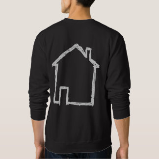 Sweatshirt Croquis de Chambre. Gris et noir
