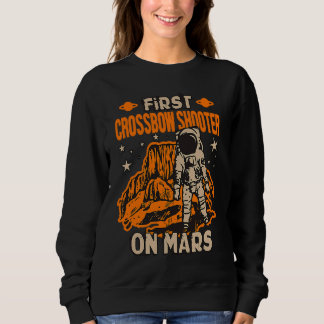 Sweatshirt Crossbow Shooter Astronaut