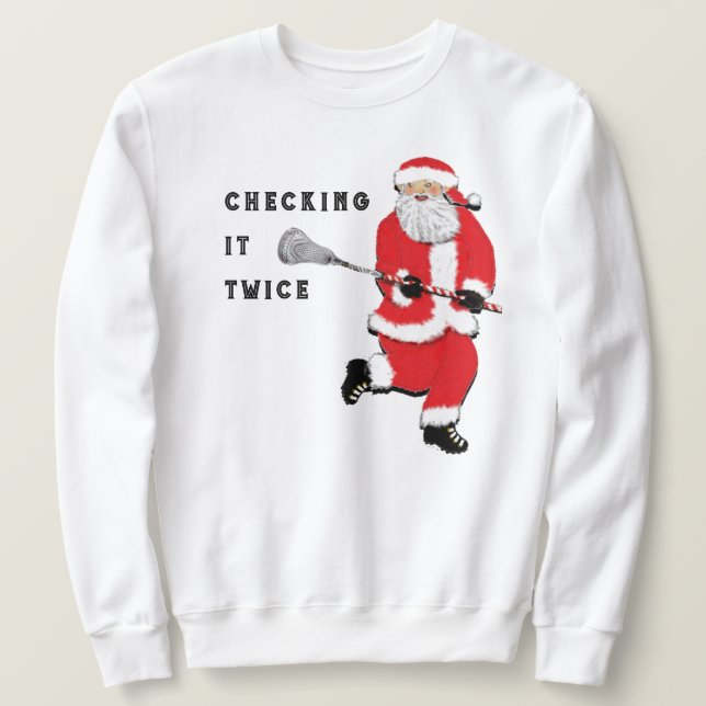 Sweatshirt Crosse Vérification à deux reprises (Design devant)
