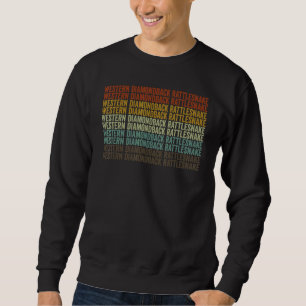 Sweatshirt Crotalus atrox Rétro