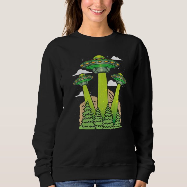 Sweatshirt Croyant extraterrestre Science-fiction Extraterres (Devant)