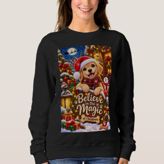 Sweatshirt Croyez à la magie de Noël – Vintage Cozy