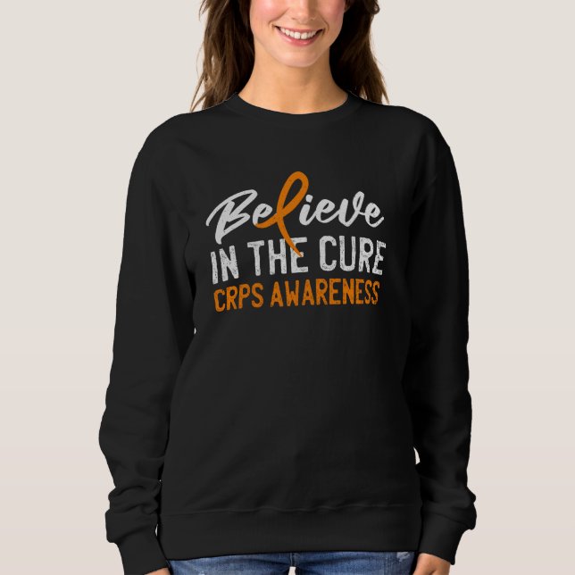 Sweatshirt Croyez En Le Mois Cure Rsd Crps Sensibilisation Or (Devant)