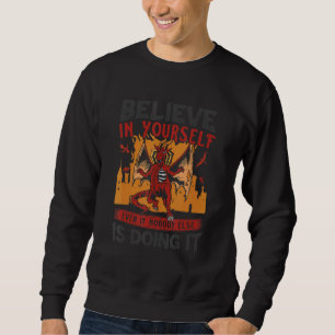 Sweatshirt Croyez En Vous Motivationnel Dire Dragon