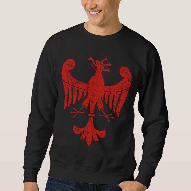 Sweatshirt Cru Eagle polonais (Devant)